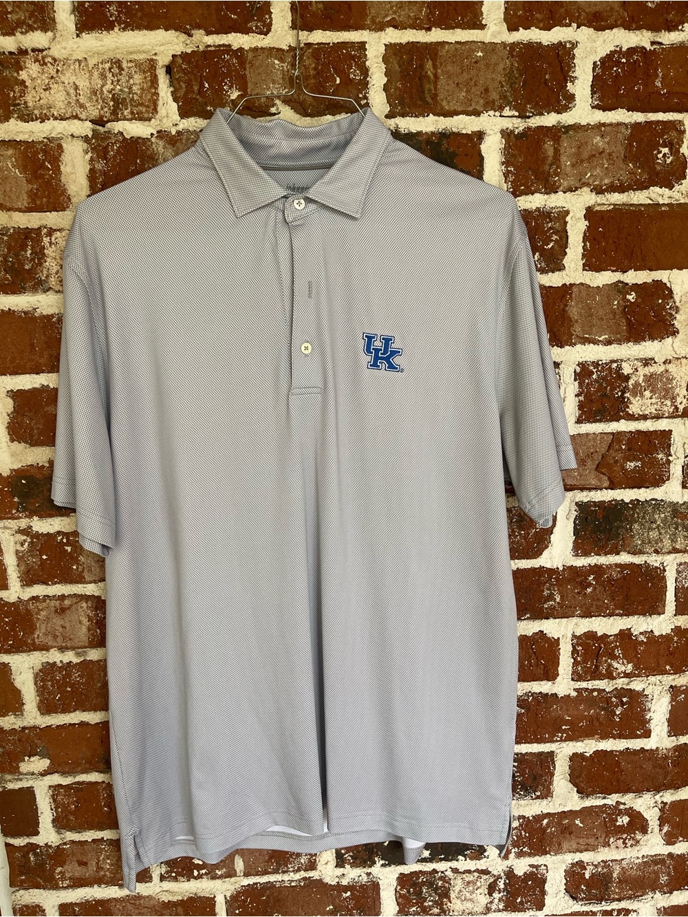 johnnie-O Light Blue University of Kentucky Polo